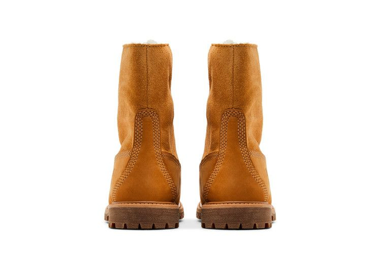 Timberland Wmns Fleece Fold Down Boot 'Wheat'