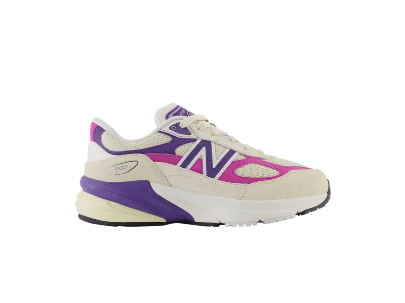 Кроссовки Teddy Santis x New Balance 990v6 Big Kid Wide Macadamia Nut Magenta