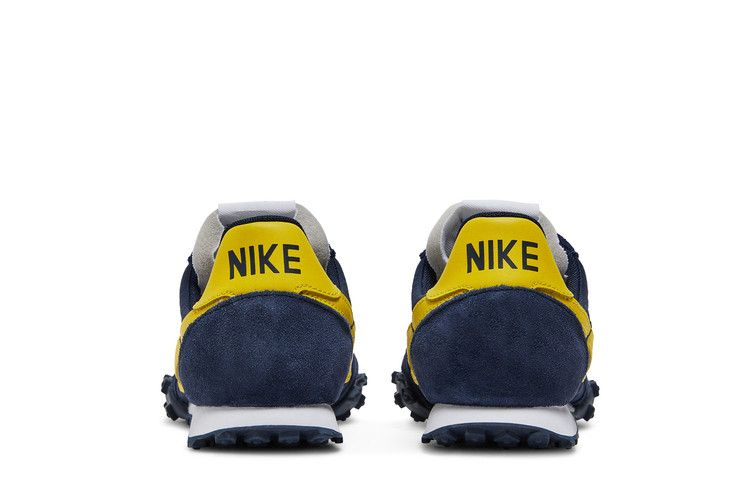 Кроссовки Nike Waffle Racer 'Obsidian Chrome Yellow'