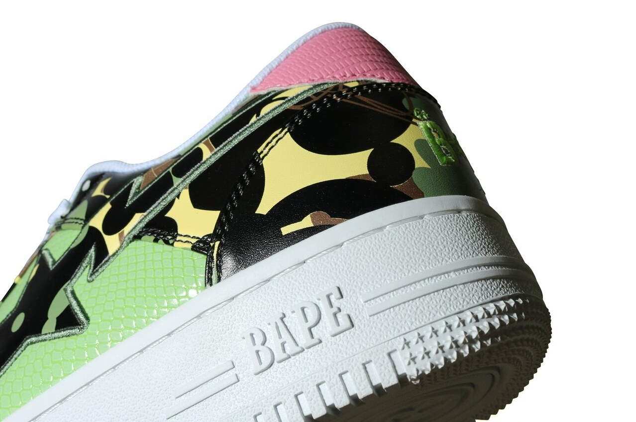 Кроссовки Mo’ Wax x Unkle x A Bathing Ape Bape Bapesta M2 Low Original Headz