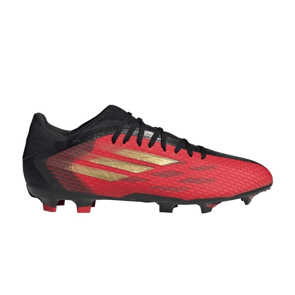 Krossovki-Adidas-X-Speedflow.3-FG-Vivid-Red-Gold-Metallic