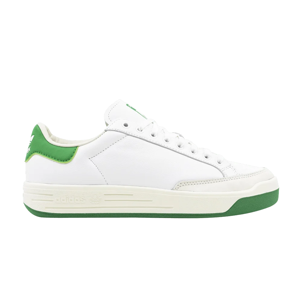 Krossovki-adidas-Rod-Laver-Flat-White-Green