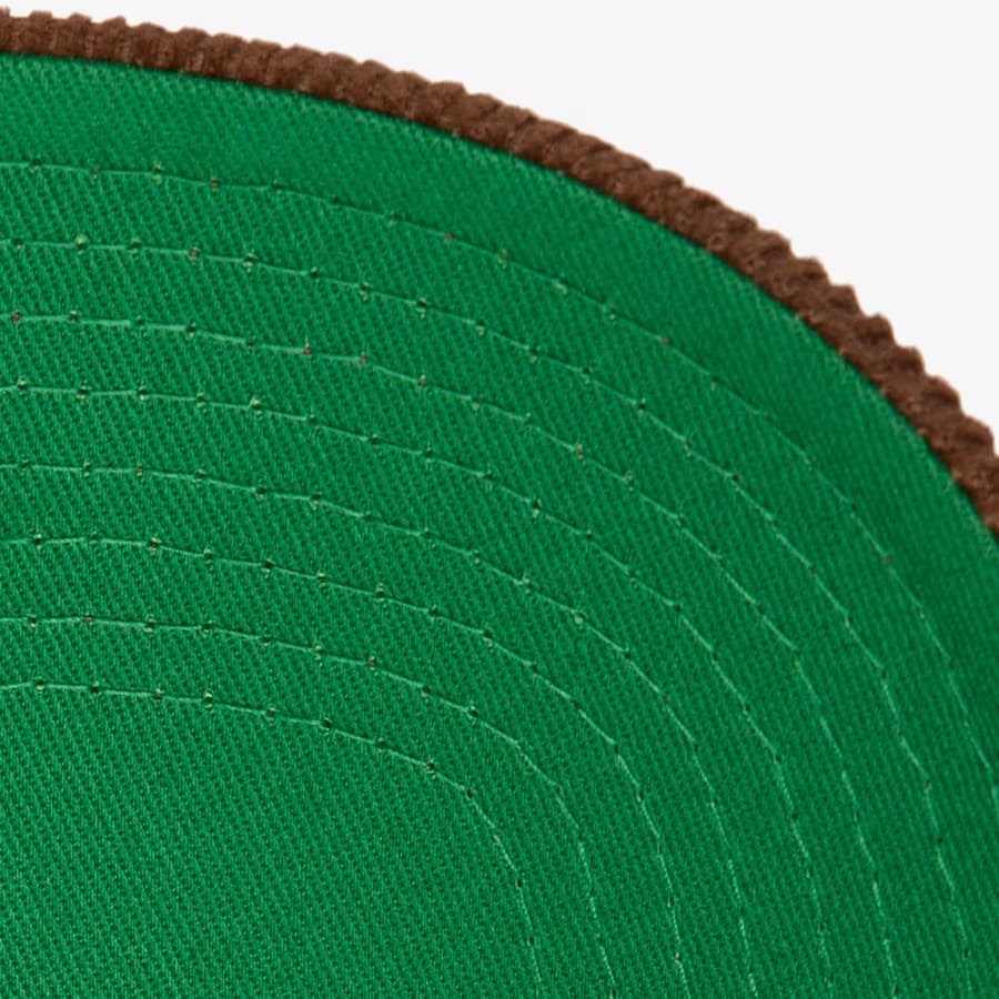 Бейсболка Mitchell & Ness Denim Brown Philadelphia Eagles Corduroy D-Stressed Pro Snapback Hat