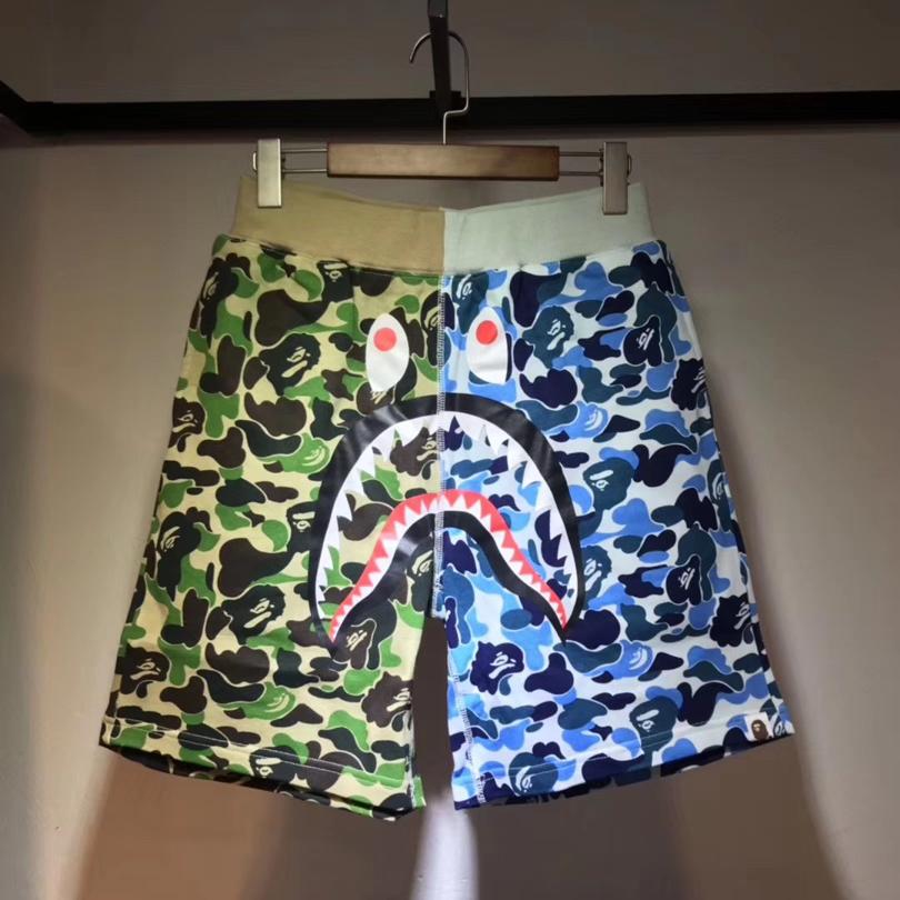 BAPE-ABC-Split-Shark-Shorts-Green-Blue-2