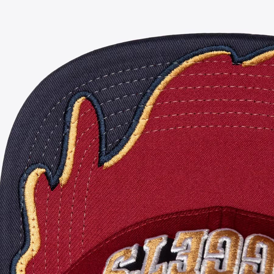 Mitchell-Ness-Red-Denver-Nuggets-Hardwood-Classics-Rising-Tide-OG-Snapback-Hat-2