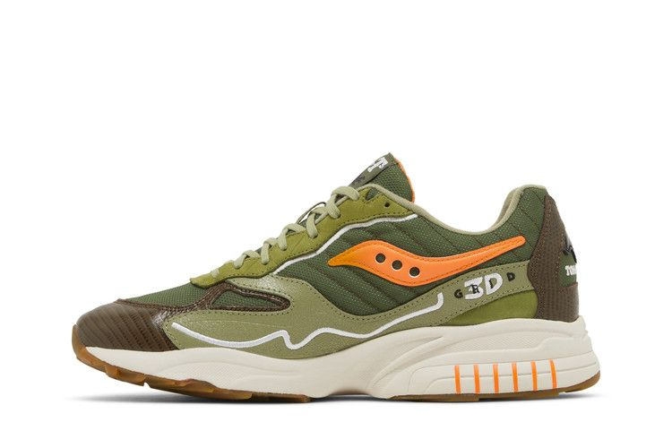 Кроссовки Maybe Tomorrow x Saucony 3D Grid Hurricane 'Tortoise'