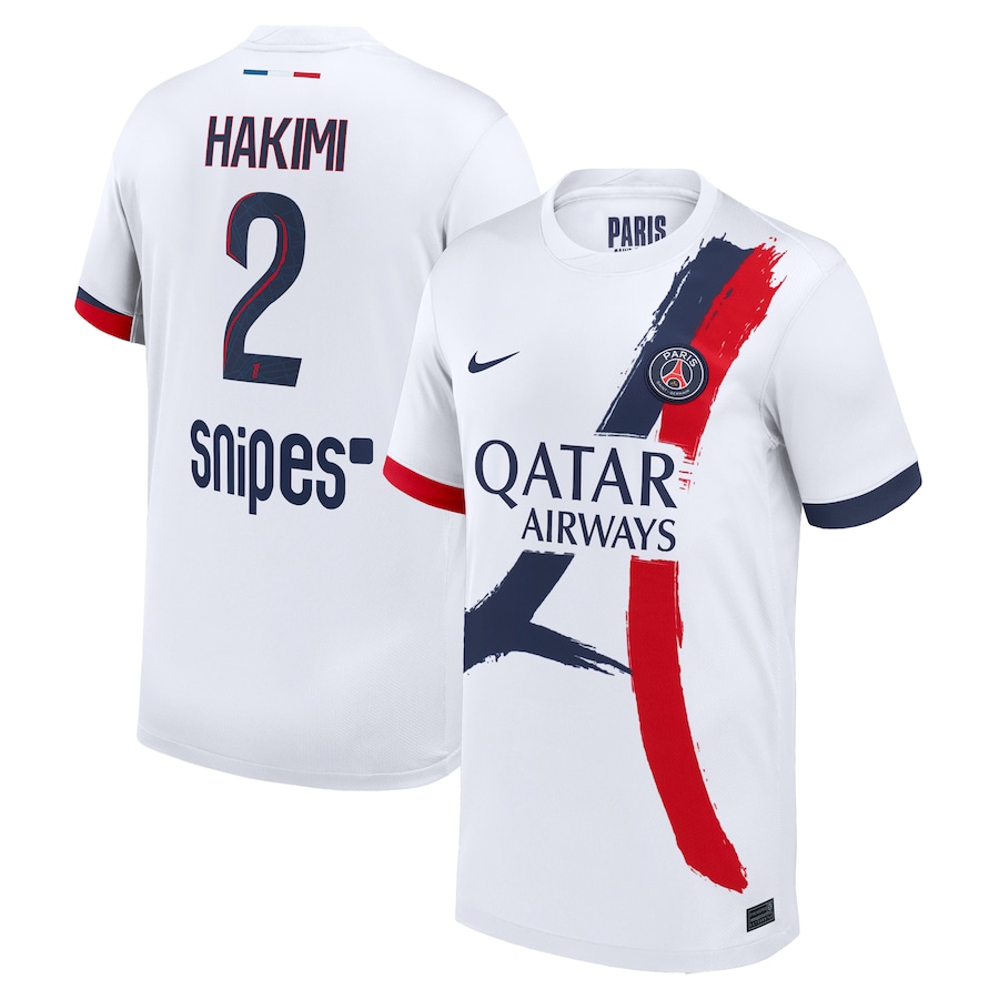 Детское футбольное джерси PSG Nike Away Stadium Shirt 2025-26 - Hakimi 2