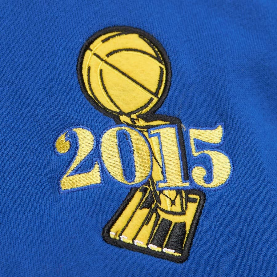 Худи Mitchell & Ness Royal Golden State Warriors Team OG 3.0 Vintage Fleece Pullover Hoodie