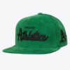 Mitchell-Ness-Green-Oakland-Athletics-Cooperstown-Collection-Corduroy-Snapback-Hat-100x100