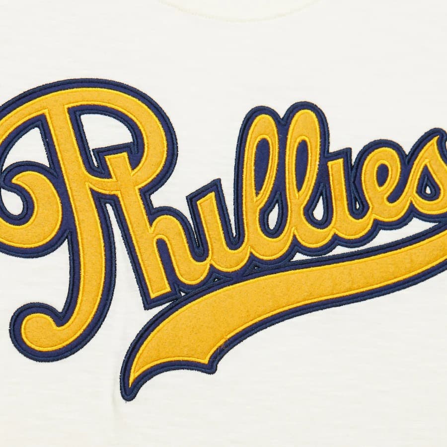 Футболка Mitchell & Ness Cream Yellow Philadelphia Phillies Heritage Vintage Slub T-Shirt