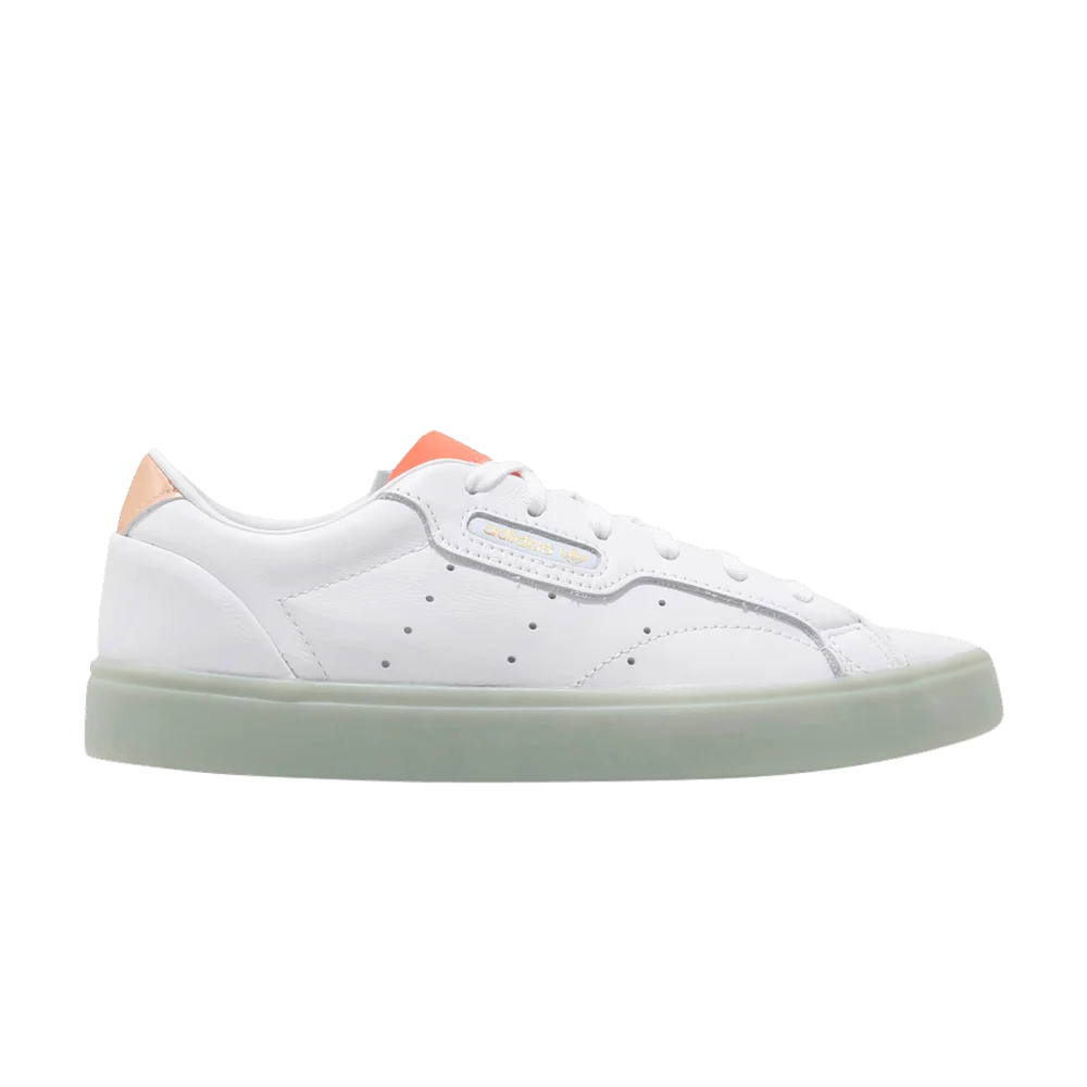 Krossovki-Adidas-Wmns-Sleek-White-Amber-Tint