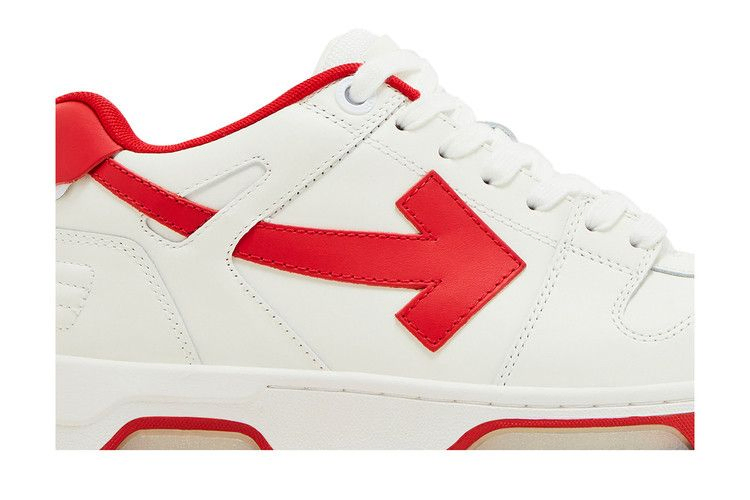 Кроссовки Off-White Out of Office Low 'White Red'