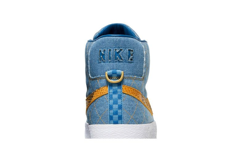 Кроссовки Nike Supreme x Zoom Blazer Mid QS SB 'Denim' Sample