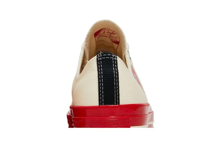 Кроссовки Comme des Garçons Play x Converse Chuck 70 Low 'Pristine Red'