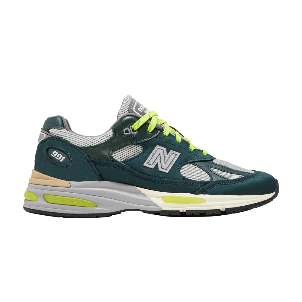 Кроссовки Patta x New Balance 991v2 Made in England 'Sea Moss'