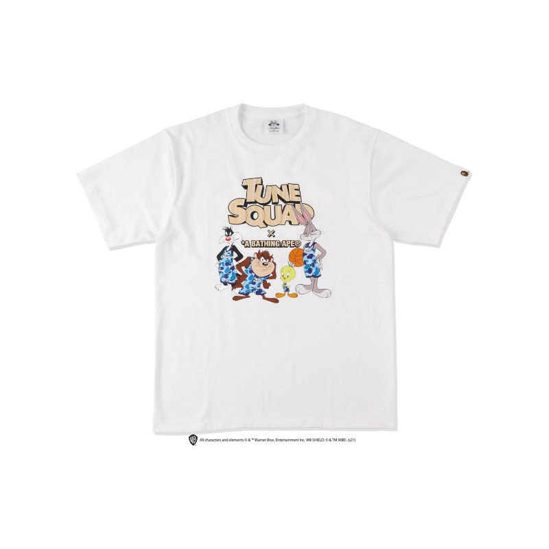 Футболка BAPE x Space Jam Tune Squad Tee White