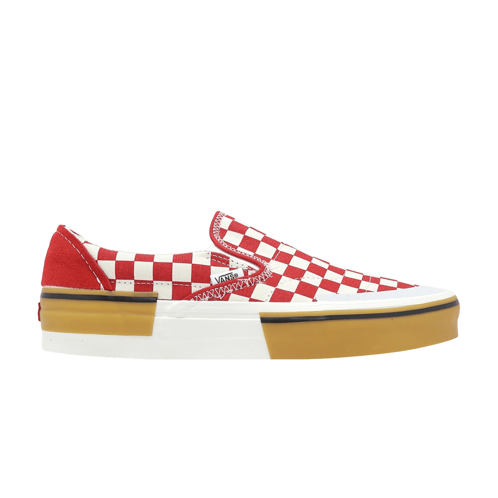 Кроссовки Vans Slip-On Reconstruct 'Red White Checkerboard'