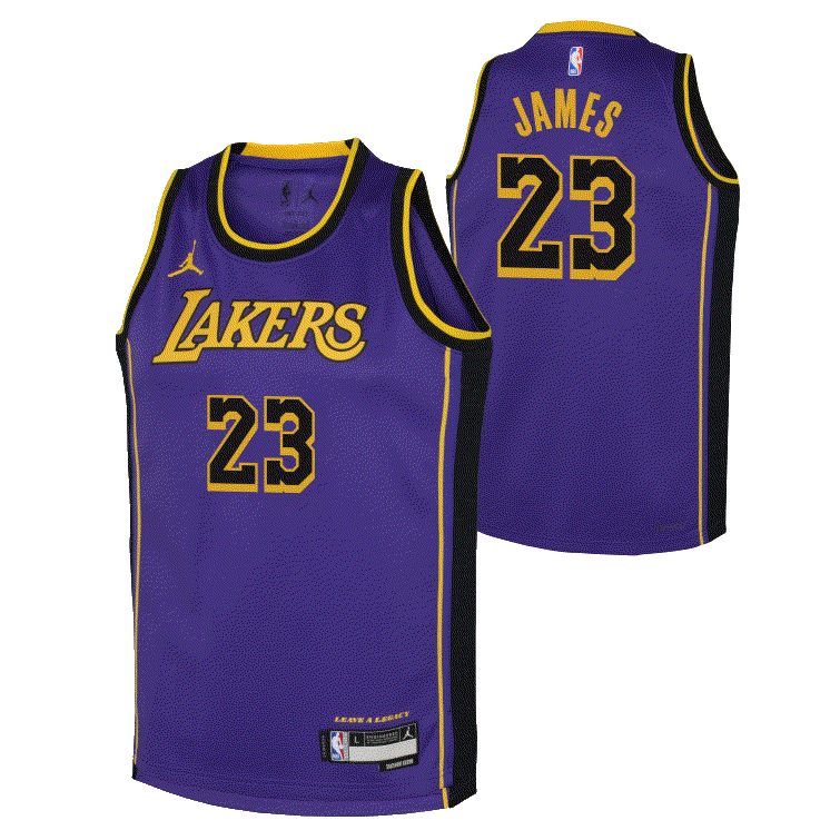 2023-24-Los-Angeles-Lakers-LeBron-James-23-Youth-Swingman-Statement-Purple-Jersey-1