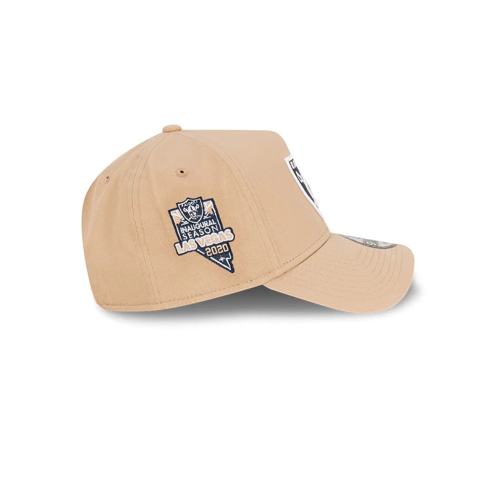 New-Era-Las-Vegas-Raiders-Camel-Ocean-9FORTY-A-Frame-NFL-Snapback-Hat-5