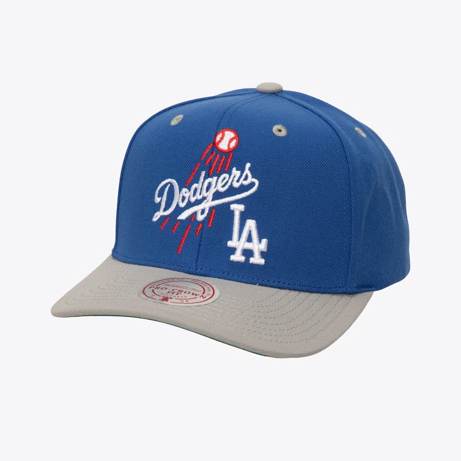 Бейсболка Mitchell & Ness Royal Los Angeles Dodgers All In 2.0 Pro Crown Snapback Hat