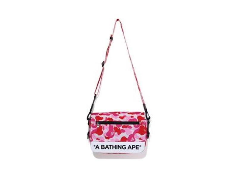 BAPE-ABC-Camo-Double-Strap-Bag-Pink