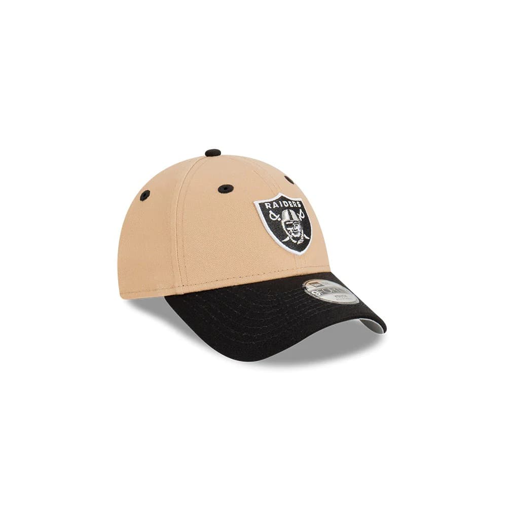 New-Era-Las-Vegas-Raiders-9FORTY-Two-Tone-Youth-NFL-Strapback-Hat-2