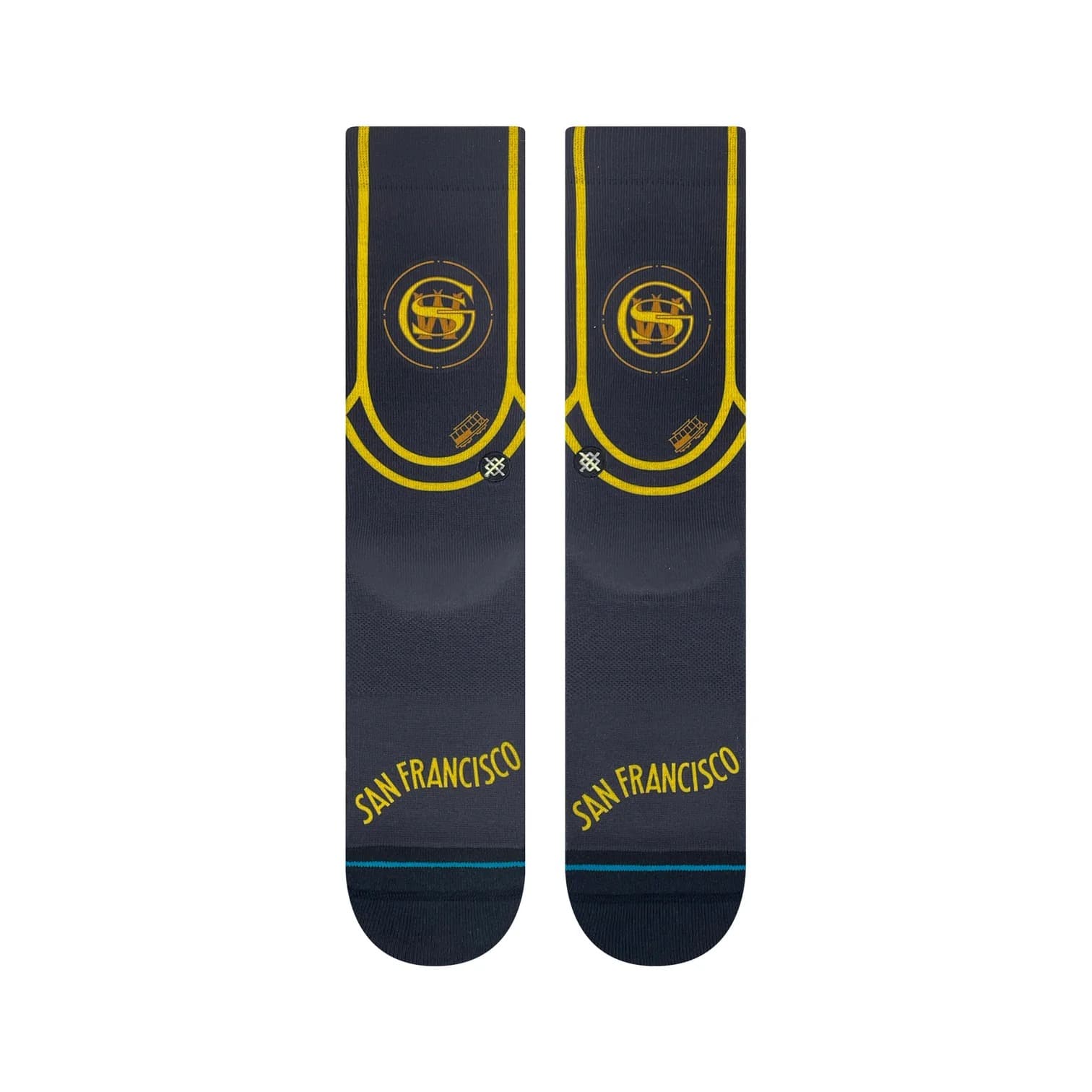 Спортивные носки Golden State Warriors 2024 City Edition NBA Socks