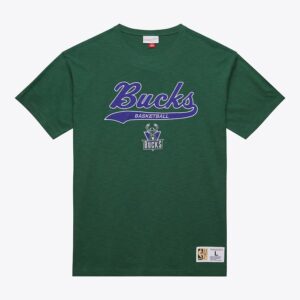 Mitchell-Ness-Green-Milwaukee-Bucks-Vintage-Logo-Legendary-Slub-T-Shirt-300x300