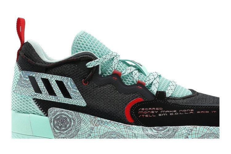 Кроссовки adidas Dame 7 EXTPLY 'Black Clear Mint'