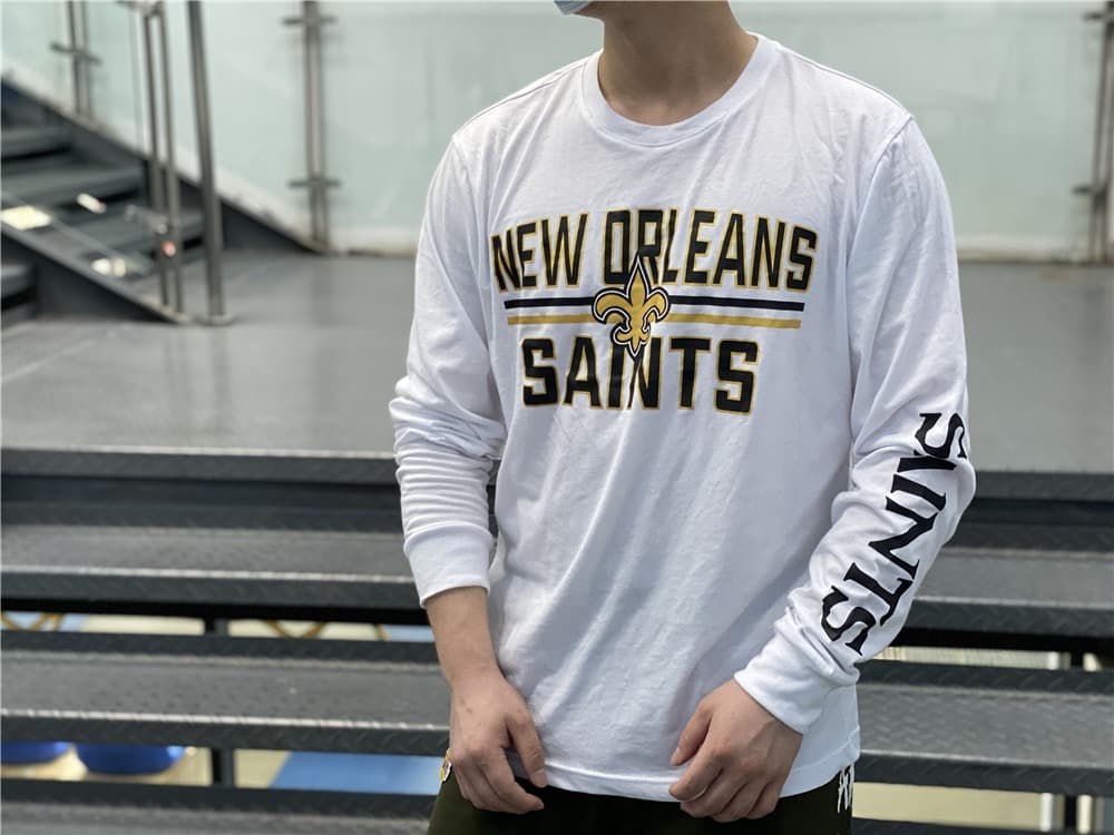 Лонгслив B20THER NFL New Orleans Saints White Longsleeve