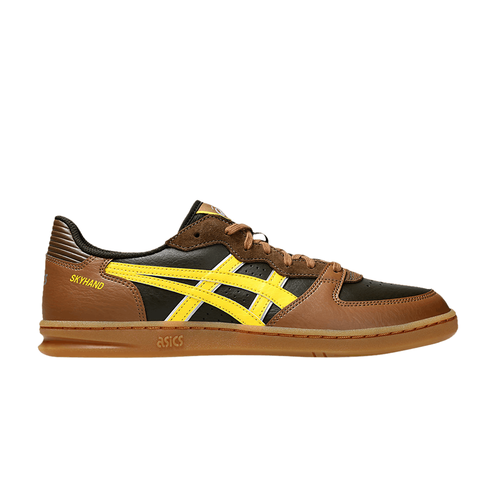 Кроссовки ASICS Skyhand OG 'Black Coffee Tai Chi Yellow'