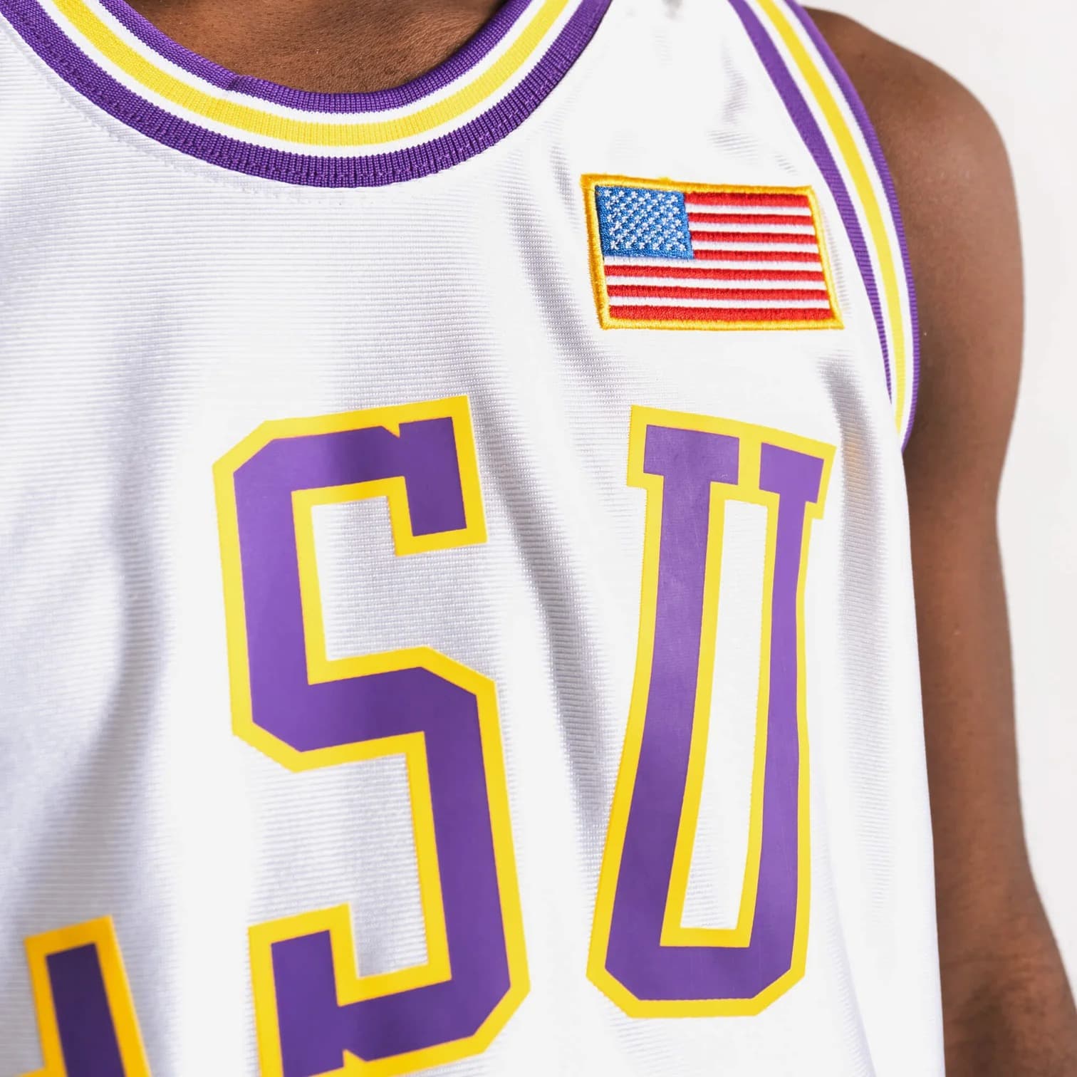 Баскетбольная джерси Mitchell & Ness Shaquille O’Neal Louisiana State University NCAA Authentic Jersey