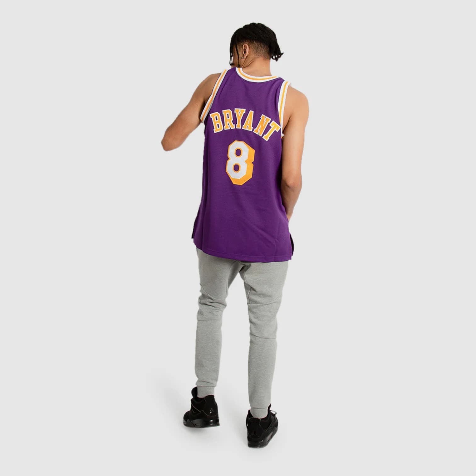 Баскетбольная джерси 1996-97 Los Angeles Lakers Kobe Bryant #8 Authentic Throwback Purple Jersey