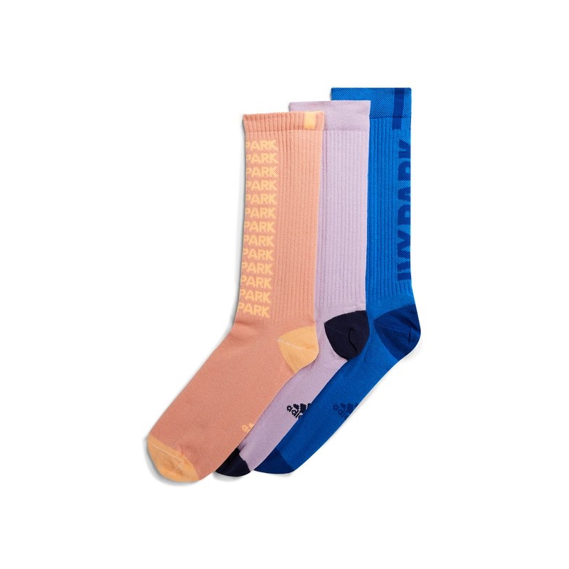 Спортивные носки adidas Ivy Park Ribbed Marble Socks (3 Pairs) Ambient Blush/Purple Glow/Glory Blue