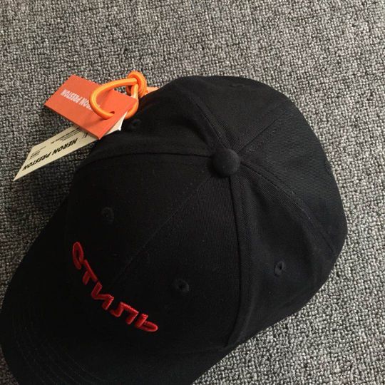 Кепка Heron Preston Black And Red Embroidered Logo Cap
