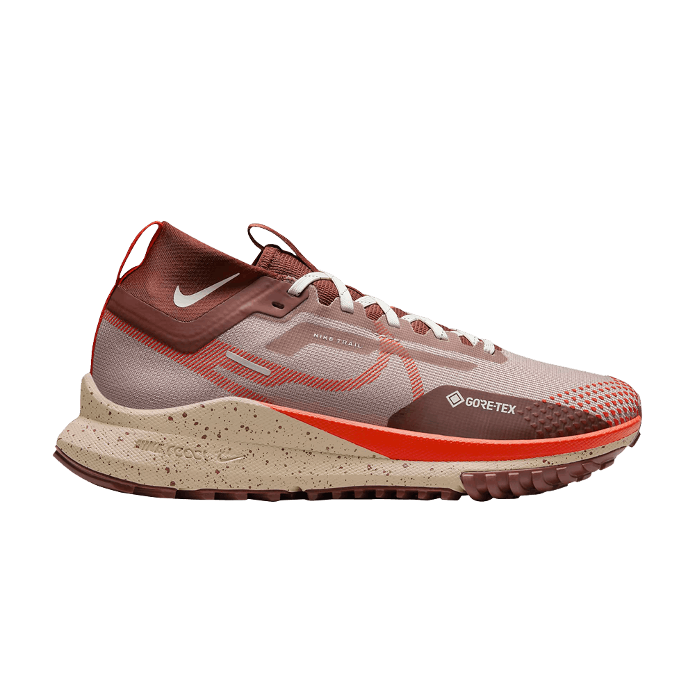 Кроссовки Nike Wmns React Pegasus Trail 4 GORE-TEX 'Diffused Taupe Picante Red'