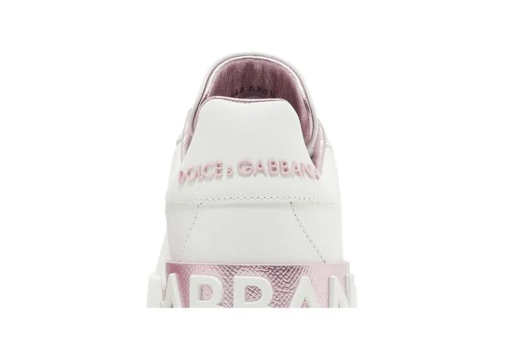 Кроссовки Dolce & Gabbana Wmns Portofino 'White Pink'