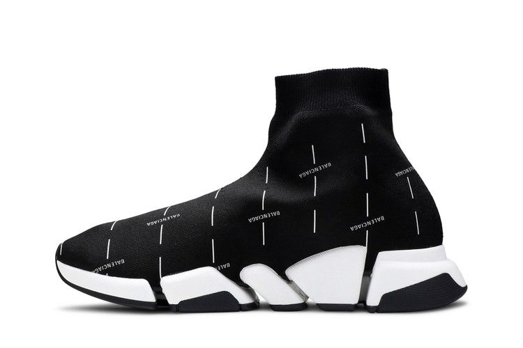 Кроссовки Balenciaga Speed 2.0 Sneaker 'Black Logo Licence Printed'