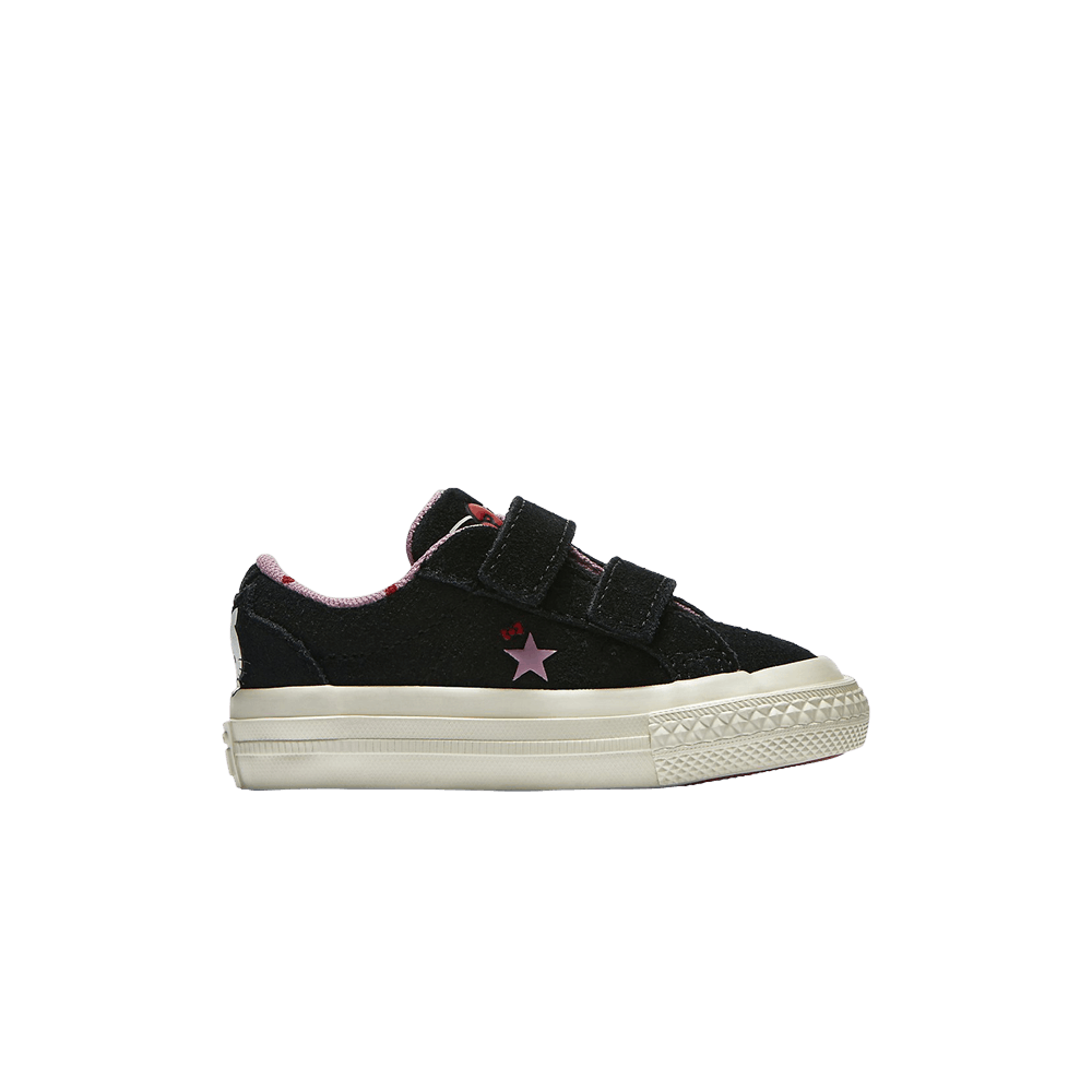 Кроссовки Hello Kitty x Converse One Star 2V Suede Low Top TD 'Black'