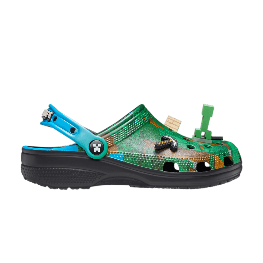 Кроссовки Minecraft x Crocs Classic Clog 'Dark Forest'
