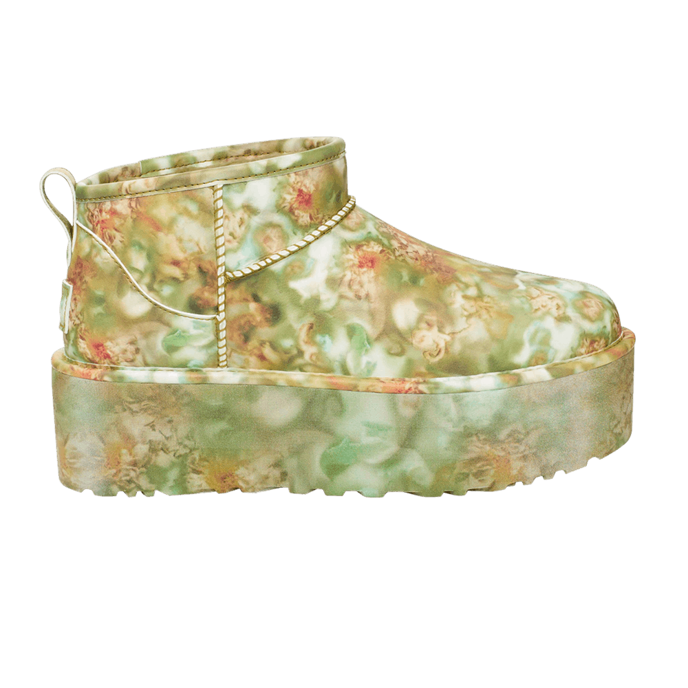 Кроссовки UGG Collina Strada x Classic Ultra Mini Platform Boot 'Green Floral'
