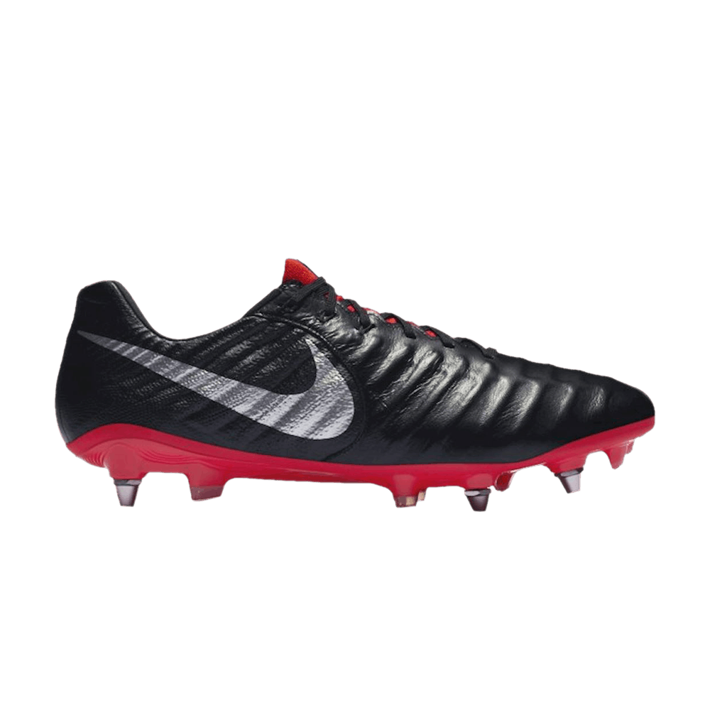 Кроссовки Nike Tiempo Legend 7 Elite SG Pro 'Black Metallic Silver'