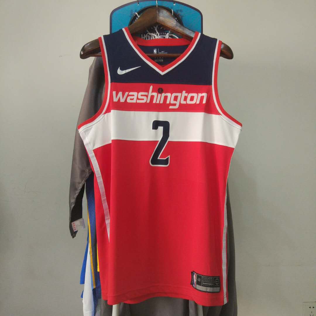Баскетбольная джерси 2017-18 John Wall Washington Wizards #2 Icon Red