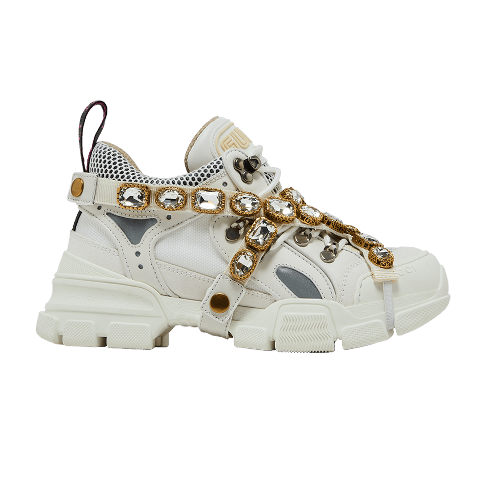 Кроссовки Gucci Wmns Flashtrek 'Crystals - White'