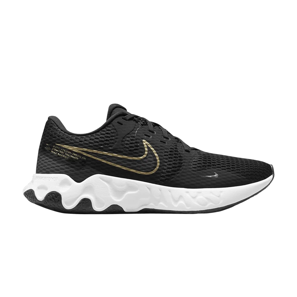 Кроссовки Nike Renew Ride 2 'Black Metallic Gold'
