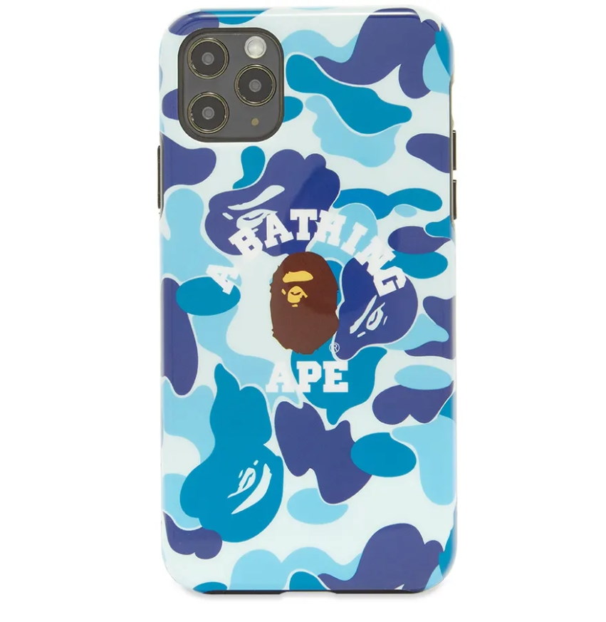 Защитный чехол BAPE ABC Camo College iPhone 11 Pro Max Case Blue