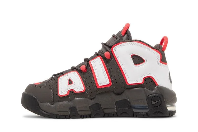 Кроссовки Nike Air More Uptempo GS 'Medium Ash Siren Red White'