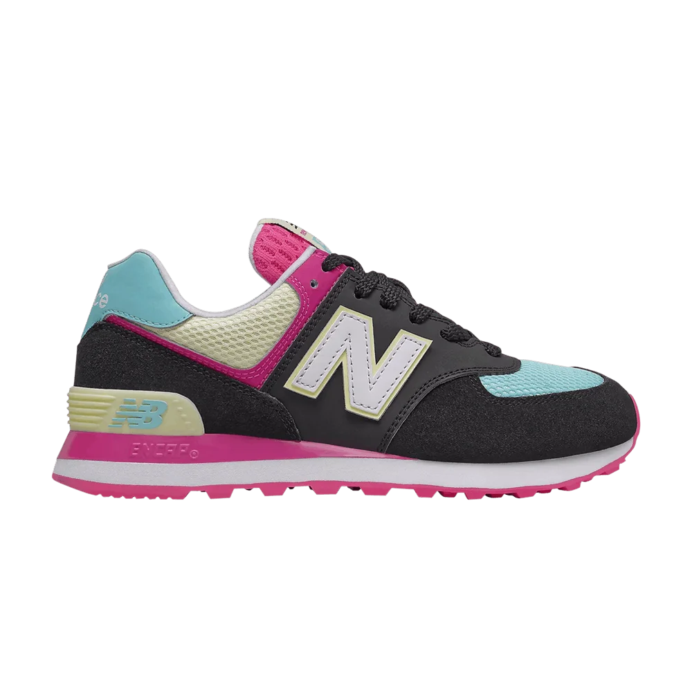 Krossovki-New-Balance-Wmns-574-Black-Pink-Glow