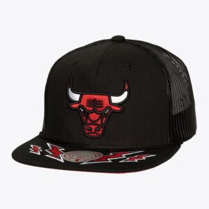 Mitchell-Ness-Black-Chicago-Bulls-Recharge-Trucker-Snapback-Hat-300x300