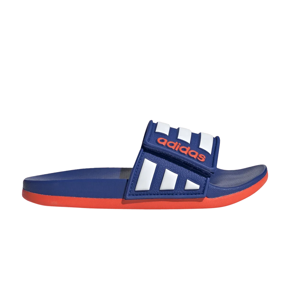 Кроссовки Adidas Adilette Comfort Adjustable Slide J 'Team Royal Solar Red'